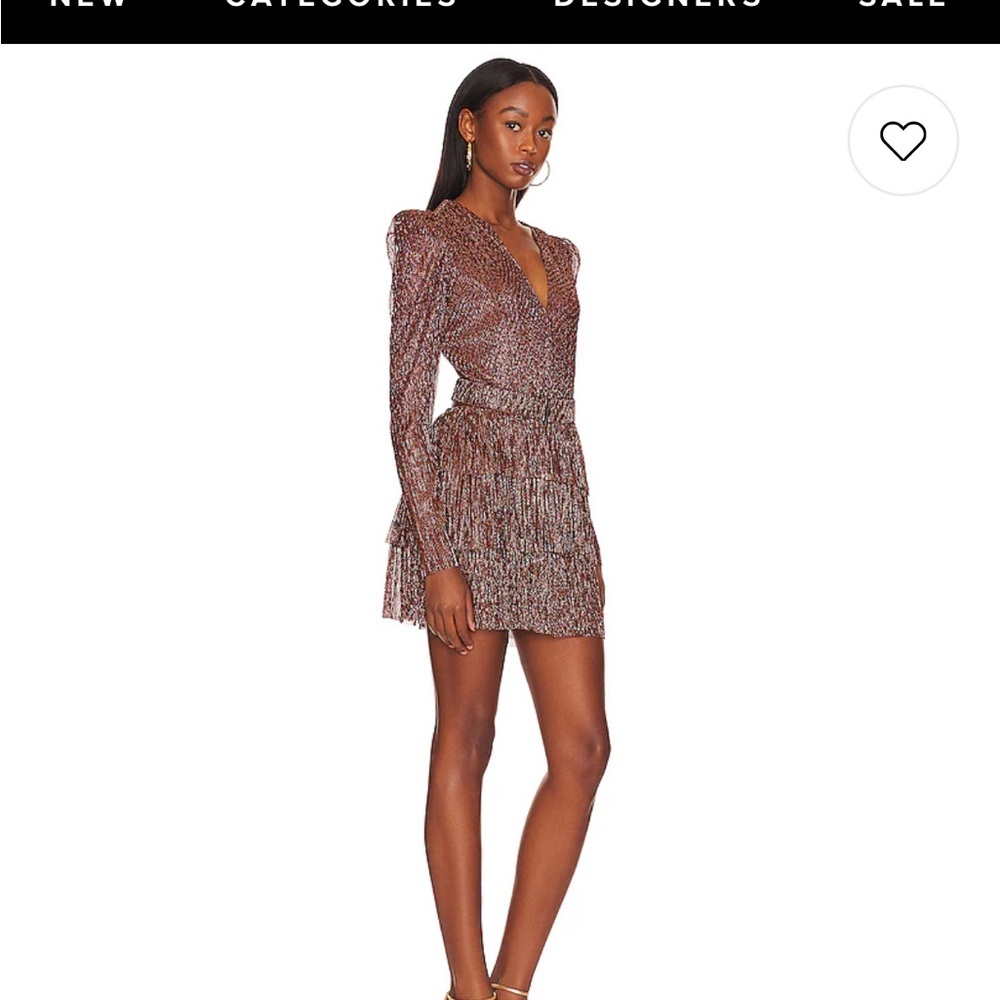 Revolve x Sabina Musayev Dress in Bronze